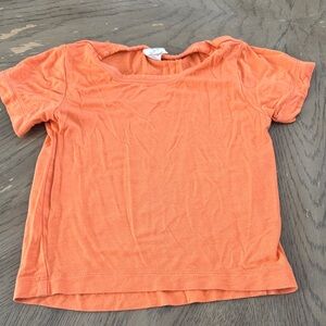 kate quinn Bright Orange Short-Sleeve Toddler Tee